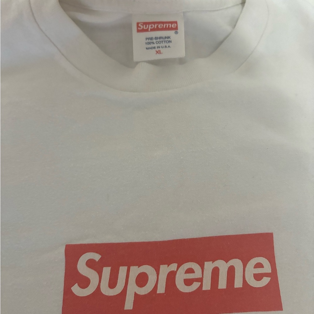 Supreme Box Logo Tee 'White' size XL